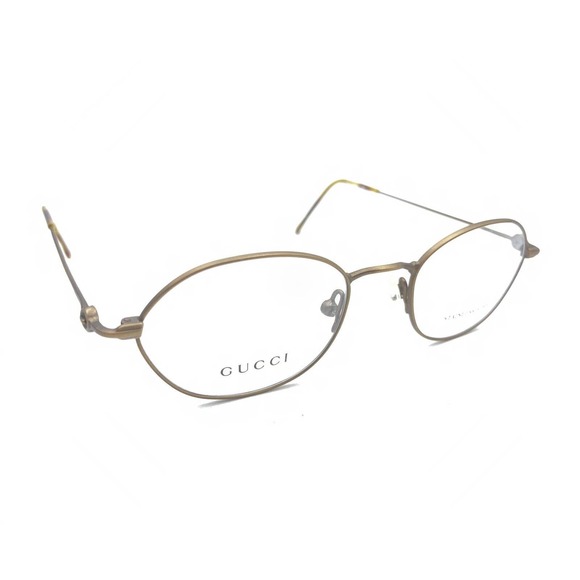Gucci GG 2623 8GK Bronze Brown Tortoise Oval Eyeglasses Frames 48-19 140 Italy